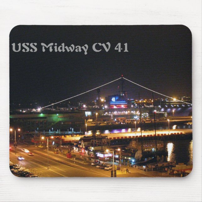 USS Midway CV41 Mouse Mat (Front)