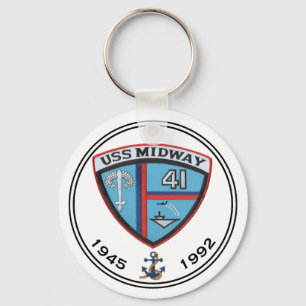 USS MIDWAY CV-41 CARRIER        KEYCHAIN