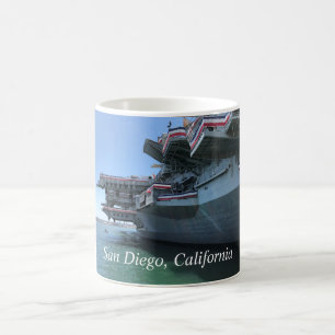 USS Midway in San Diego, California Coffee Mug