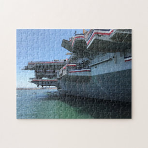 USS Midway ship in San Diego Jigsaw Puzzle