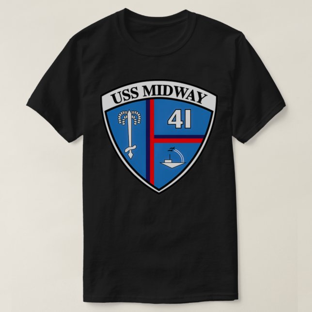 USS Midway  T-Shirt (Design Front)