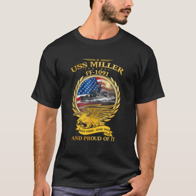 USS Miller FF 1091 T-Shirt (Front)