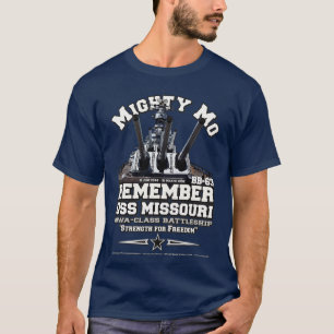 USS Missouri BB63 Battleship Navy Veterans T-Shirt