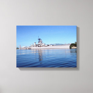 USS Missouri Canvas Print