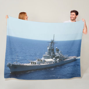 USS MISSOURI  FLEECE BLANKET
