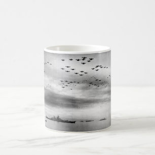 USS Missouri Flyover Surrender of Japan Coffee Mug