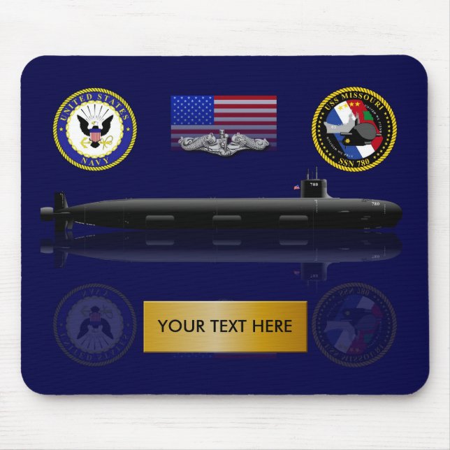 USS Missouri Mousepad (Front)
