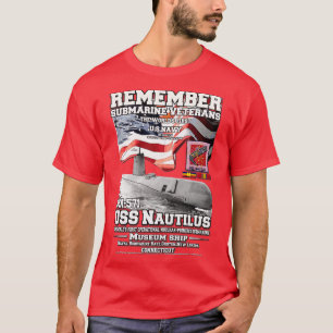 USS Nautilus SSN571 Submarine veterans T-Shirt