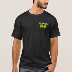 USS New Jersey BB 62 WW2 Battleship Warship Front  T-Shirt