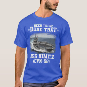 USS Nimitz CVN68 Veterans Day Father Day Gift girl T-Shirt