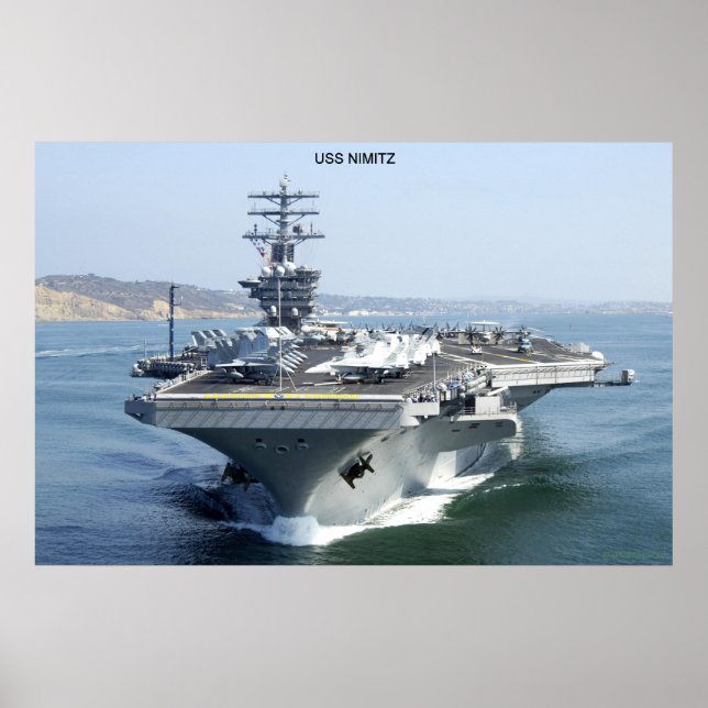 USS Nimitz Poster (Front)