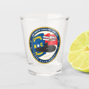 USS North Carolina (SSN-777) Shot Glass