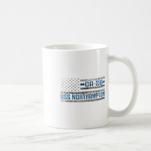 Uss Northampton World War Cruiser Ca-26 Us Army Coffee Mug