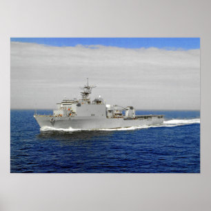 USS Oak Hill (LSD 51) Poster