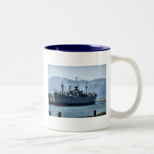USS O'Brien Two-Tone Coffee Mug