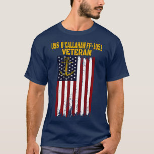 USS OCallahan FF1051 Frigate Veterans Day Fathers T-Shirt