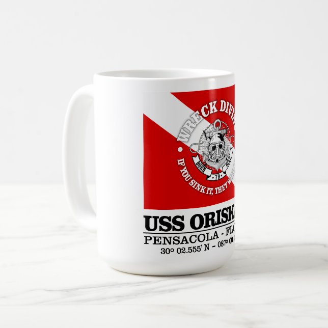 USS Oriskany (best wrecks) Coffee Mug (Front Left)