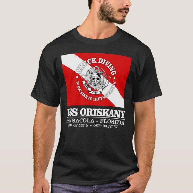 USS Oriskany (best wrecks) T-Shirt (Front)