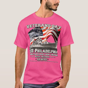 USS Philadelphia CL41 Brooklynclass light cruiser  T-Shirt
