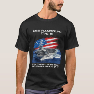 USS Randolph CVS 15 Aircraft Carrier Veteran USA F T-Shirt