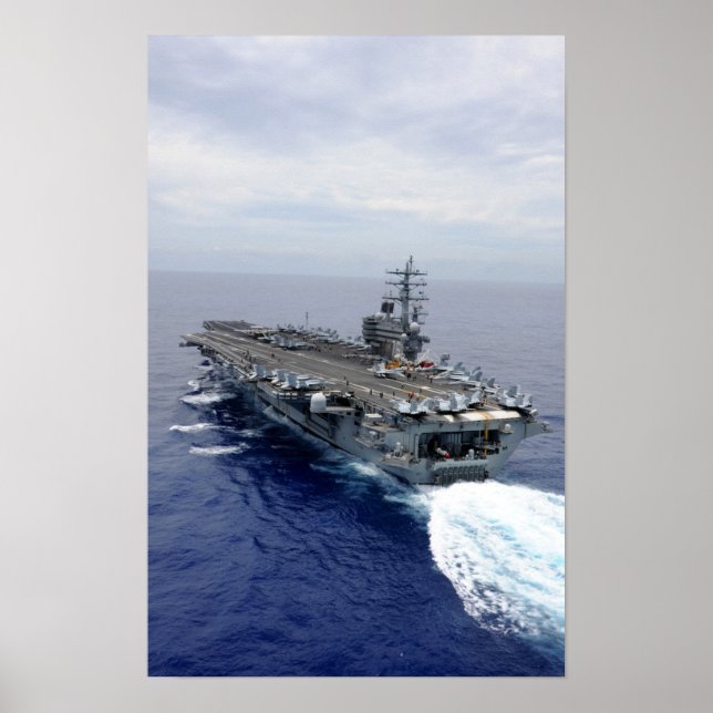 USS Ronald Reagan (CVN 76) Poster (Front)