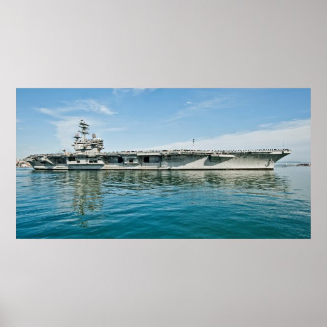 USS Ronald Reagan (CVN 76) Poster (Front)