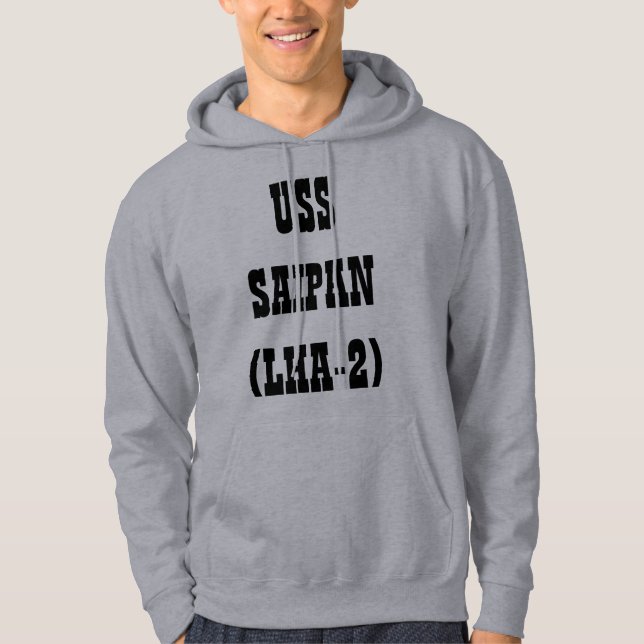 USS SAIPAN (LHA-2) HOODIE (Front)