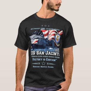 USS San Jacinto CG56 Cruiser T-Shirt