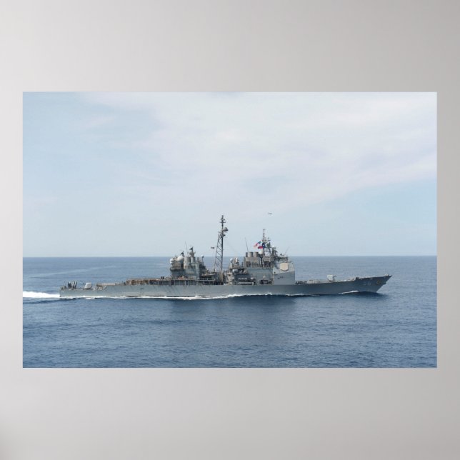 USS San Jacinto (CG 56) Poster (Front)