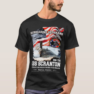 USS Scranton SSN756 US Navy Submarine T-Shirt
