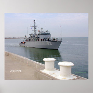 USS Shrike (MHC 62) Poster