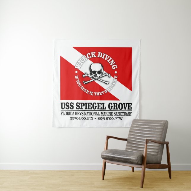 USS Spiegel Grove (best wrecks) Tapestry (In Situ)