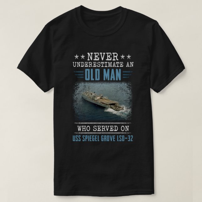 USS SPIEGEL GROVE LSD-32  T-Shirt (Design Front)