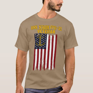 USS Stark FFG31 Frigate Veterans Day Father's Day T-Shirt