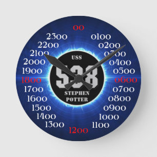 USS Stephen Potter (DD-538) Round Clock