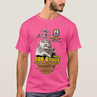 USS Stout DDG55 Destroyer Veterans T-Shirt