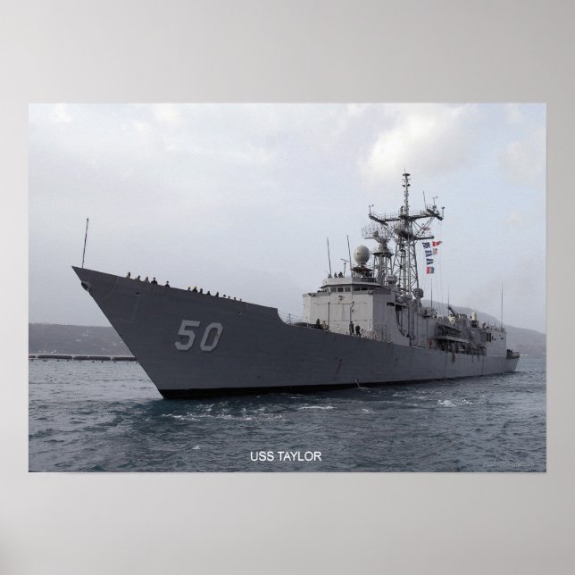 USS Taylor Poster (Front)