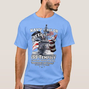 USS Tempest PC2 coastal patrol ships veterans T-Shirt