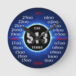 USS Terry (DD-513) Round Clock