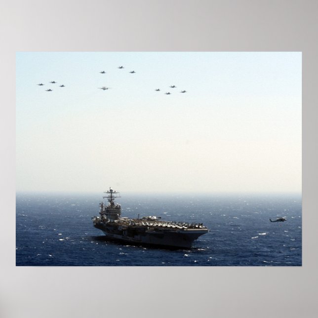 USS Theodore Roosevelt (CVN 71) Poster (Front)