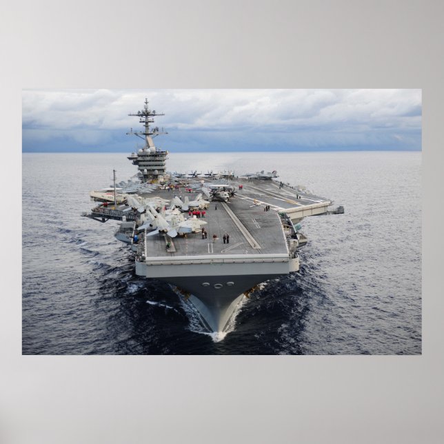 USS Theodore Roosevelt (CVN 71) Poster (Front)
