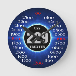 USS Truxtun (DD-229) Round Clock