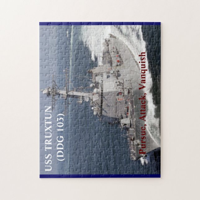 USS TRUXTUN Puzzle (Vertical)