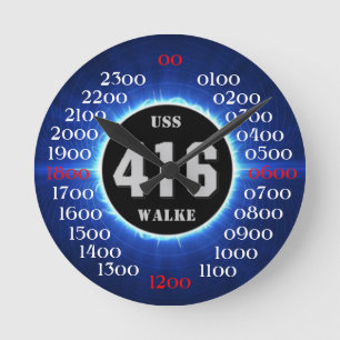 USS Walke (DD-416) Round Clock