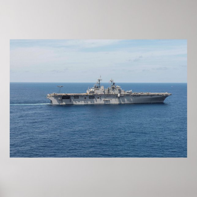 USS Wasp (LHD 1) Poster (Front)