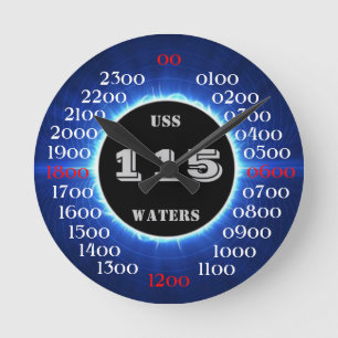 USS Waters (DD-115) Round Clock