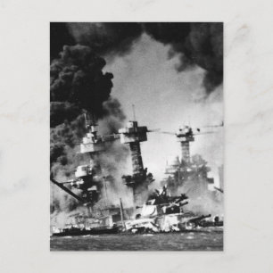 USS West Virginia at Pearl Harbour Postcard