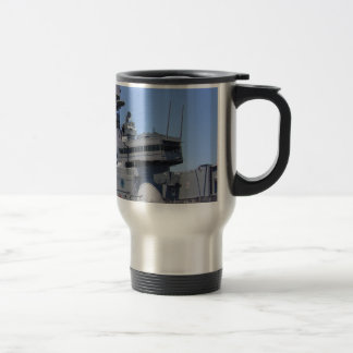 USS WISCONSIN TRAVEL MUG