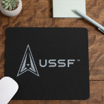 USSF | United States Space Force Mouse Mat<br><div class="desc">The United States Space Force is the space service branch of the U.S. Air Force. Shop officially licensed U.S. Space Force logo products on Zazzle! Personalise by adding your name or custom text!</div>