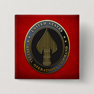 USSOCOM Emblem 15 Cm Square Badge